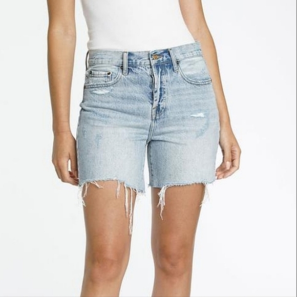 pistola Denim - Pistola Devin High Rise Mom Cut Off in St Tropez